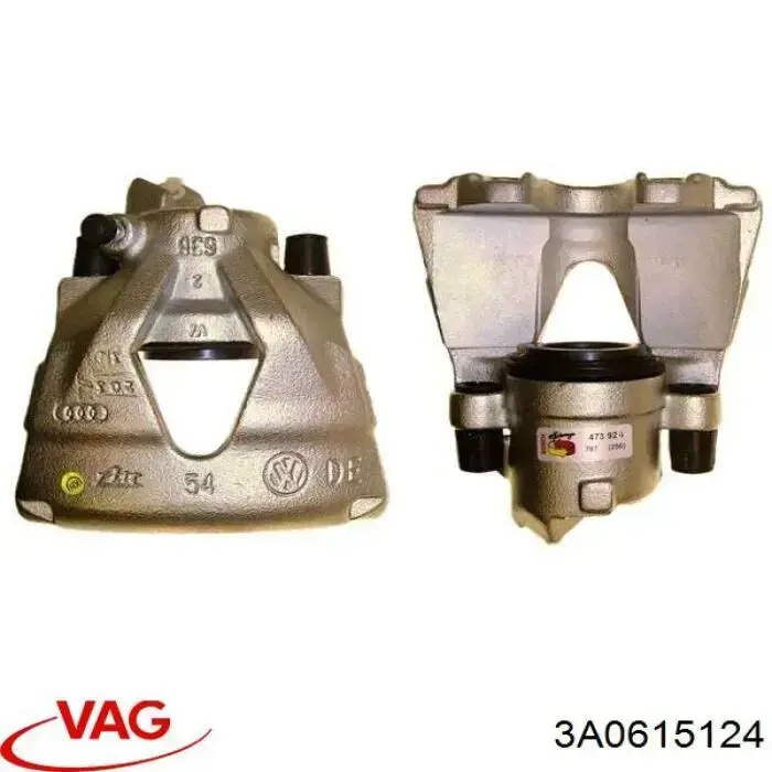 Супорт гальмівний передній правий VAG 3A0615124 ціна, від 37.76 USD