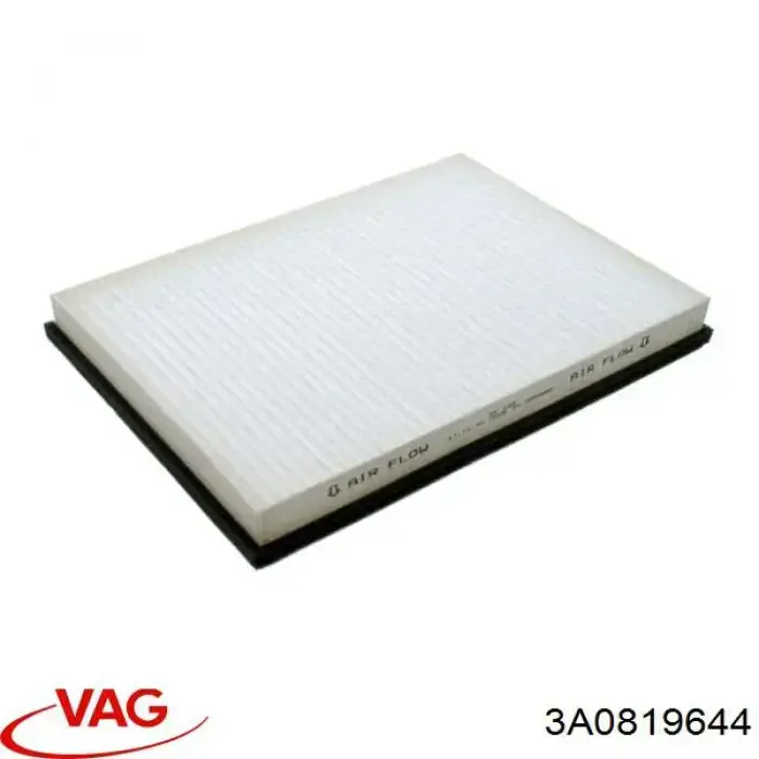 Купити 3A0819644 VAG Фільтр салону вугільний