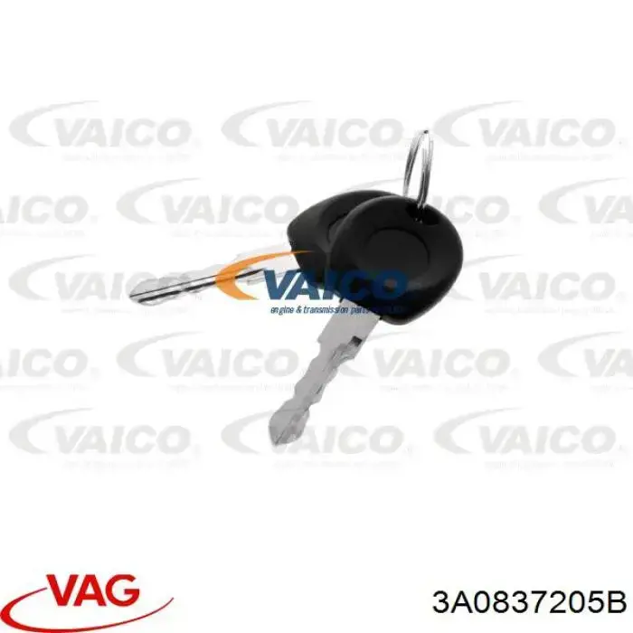 Купити 3A0837205B VAG Ручка передньої двері зовнішня ліва