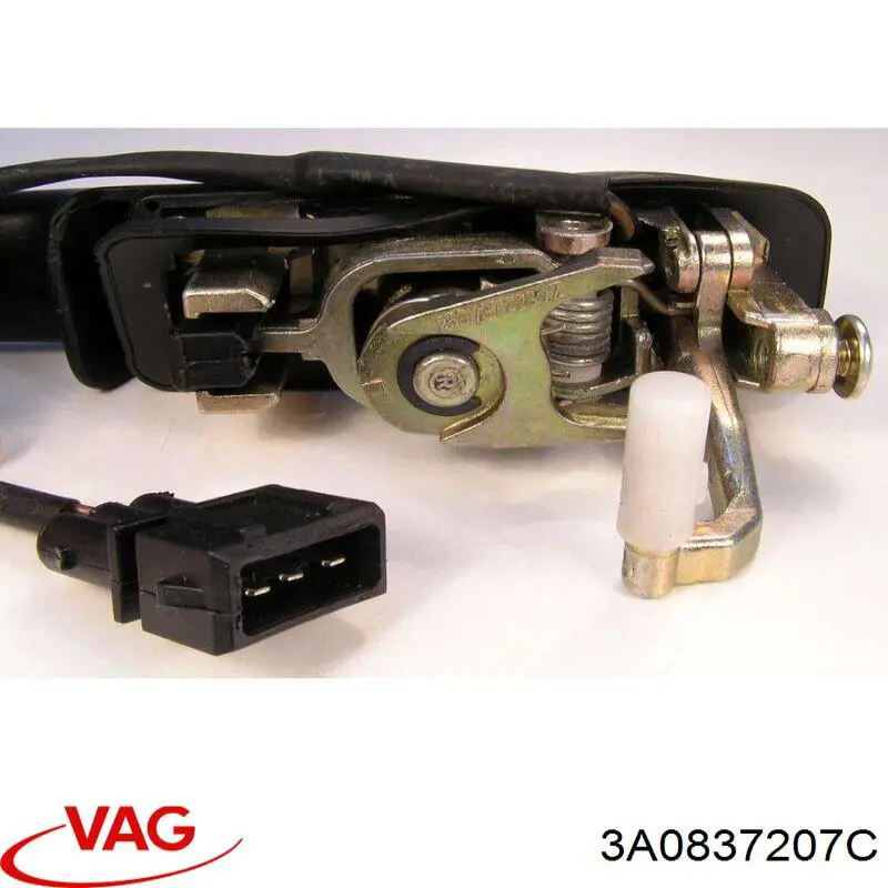 3A0837207C VAG Ручка передньої двері зовнішня ліва