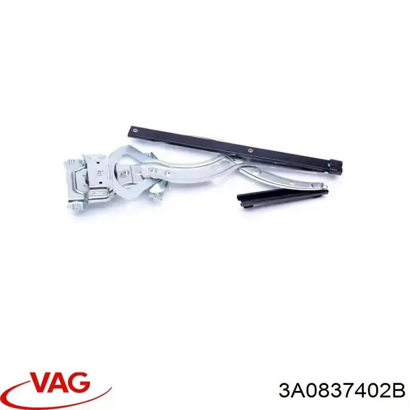 3A0837402B VAG Механізм склопідіймача дверей передніх, правих