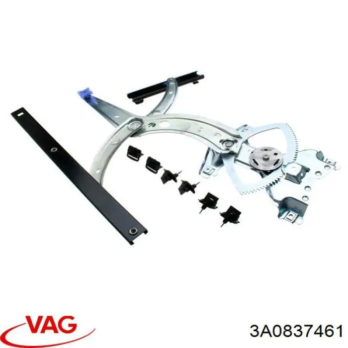Склопідйомник з електродвигуном VAG 3A0837461 ціна, від 30.56 USD