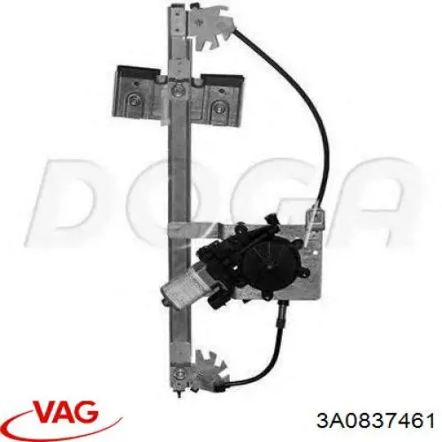 Купити 3A0837461 VAG Механізм стеклопідйомника водійських дверей