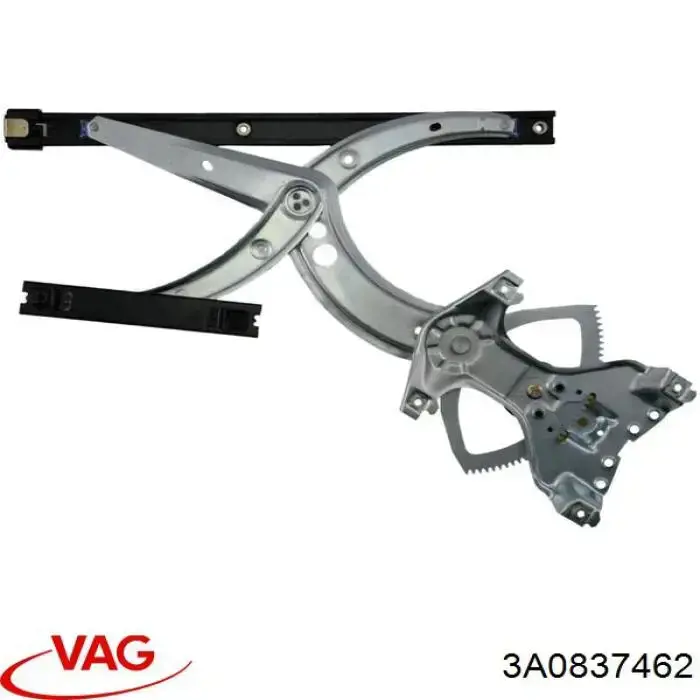 3A0837462 VAG Механізм склопідіймача дверей передніх, правих