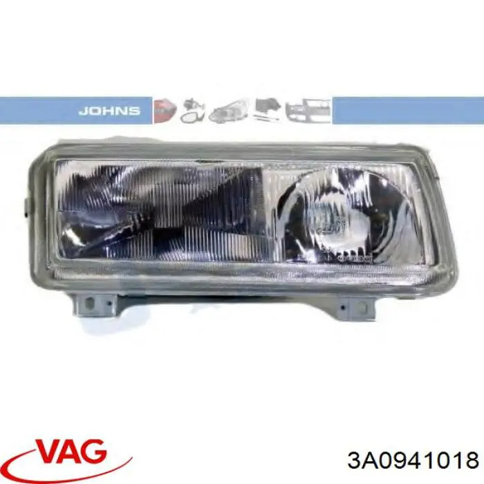 Фара правая VAG 3A0941018 ціна, від 35.76 USD