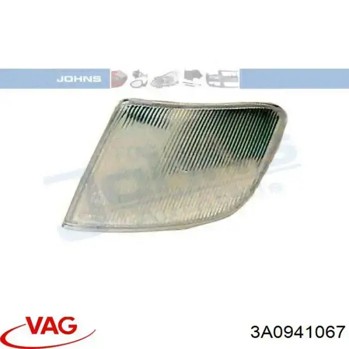Купити 3A0941067 VAG Лівий ліхтар покажчика повороту