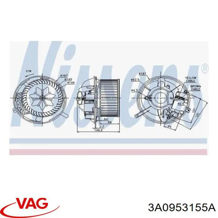 Поворотник лівий VAG 3A0953155A ціна, від 6.05 USD