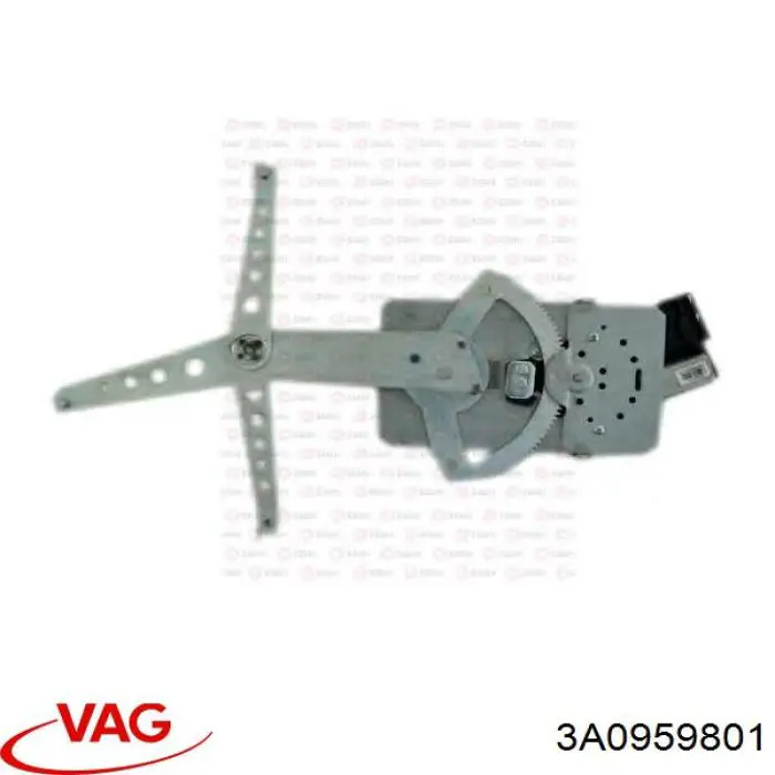 Купити 3A0959801 VAG Двигун склопідіймача двері передньої, лівої