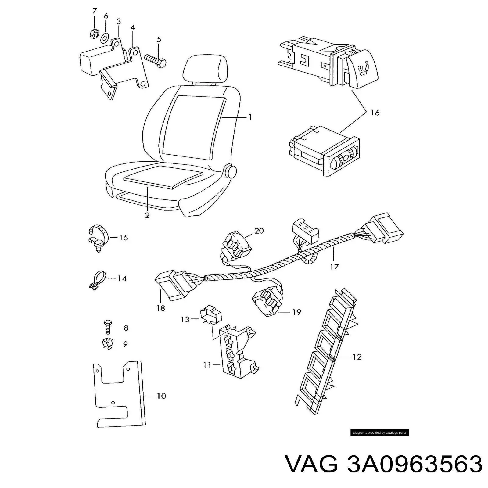 Купити 3A0963563 VAG 
