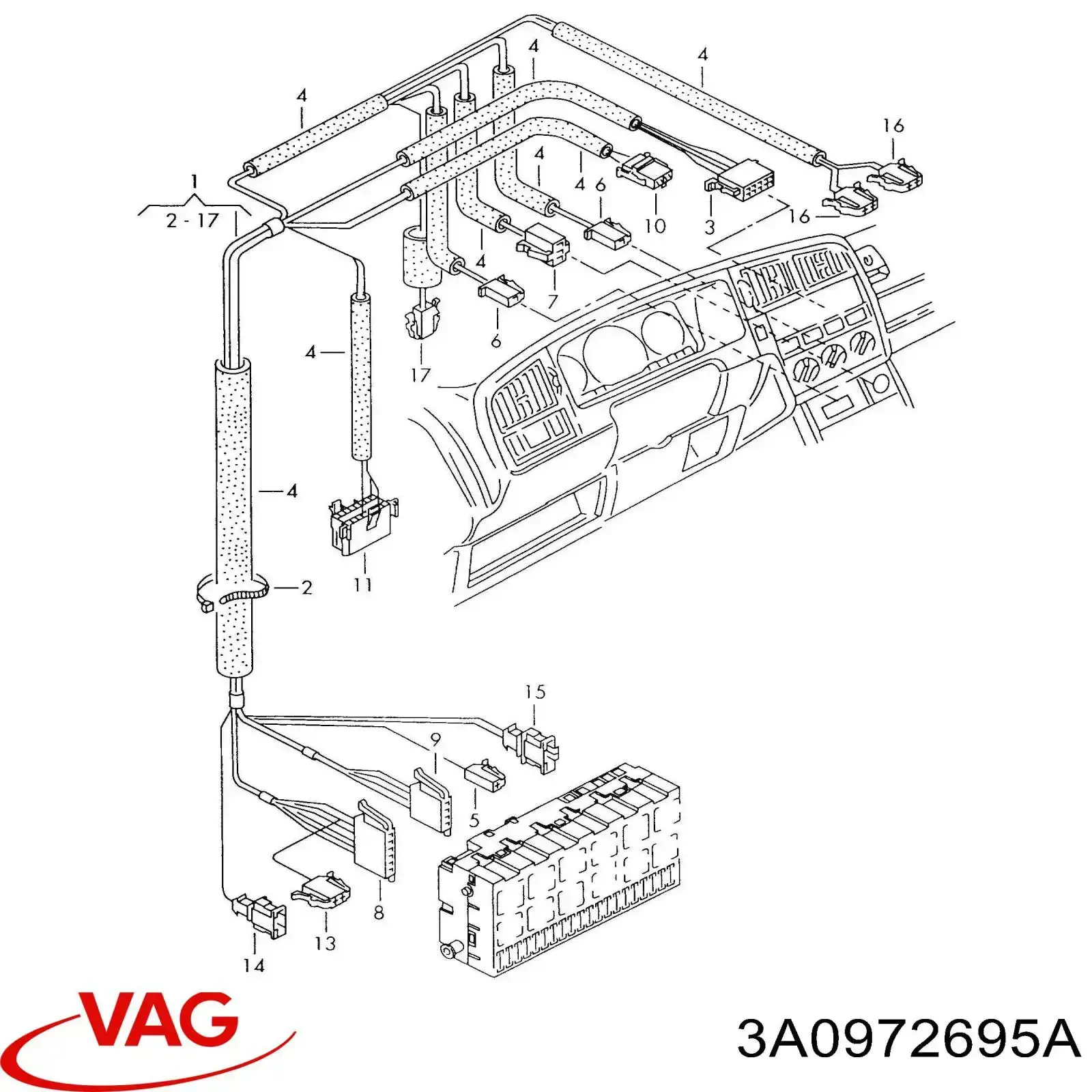  VAG 3A0972695A