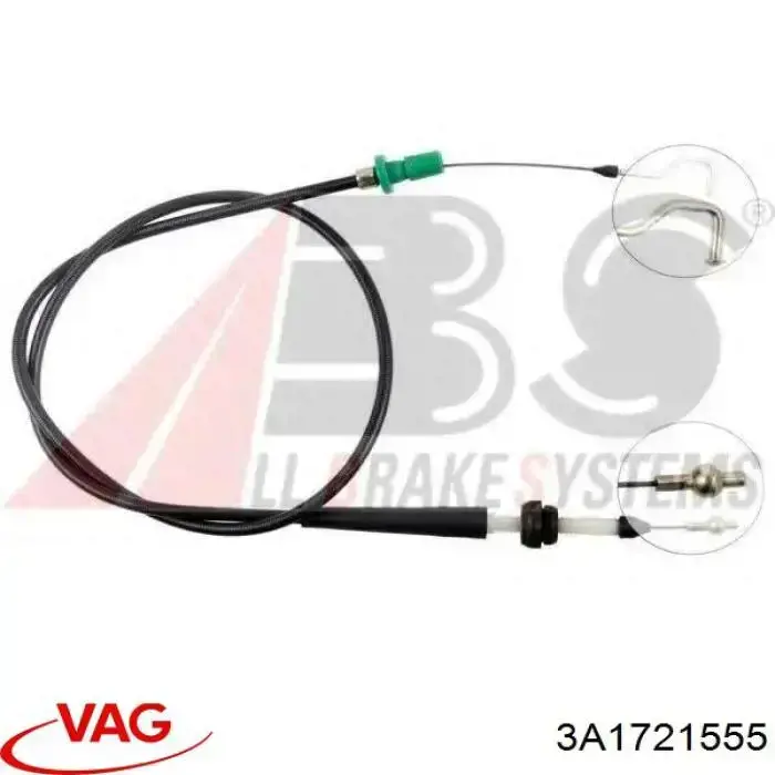 Трос газу 550357 Adriauto