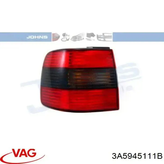 3A5945111B VAG Задній лівий зовнішній ліхтар