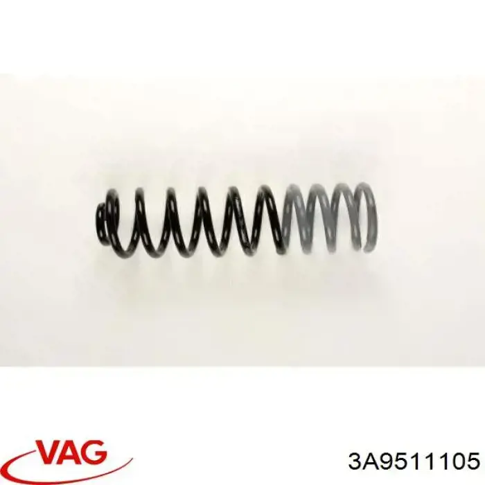 Пружина задня VAG 3A9511105 ціна, від 34.90 USD