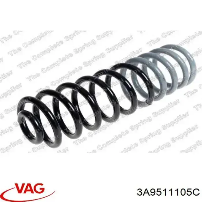Пружина задня VAG 3A9511105C ціна, від 22.90 USD