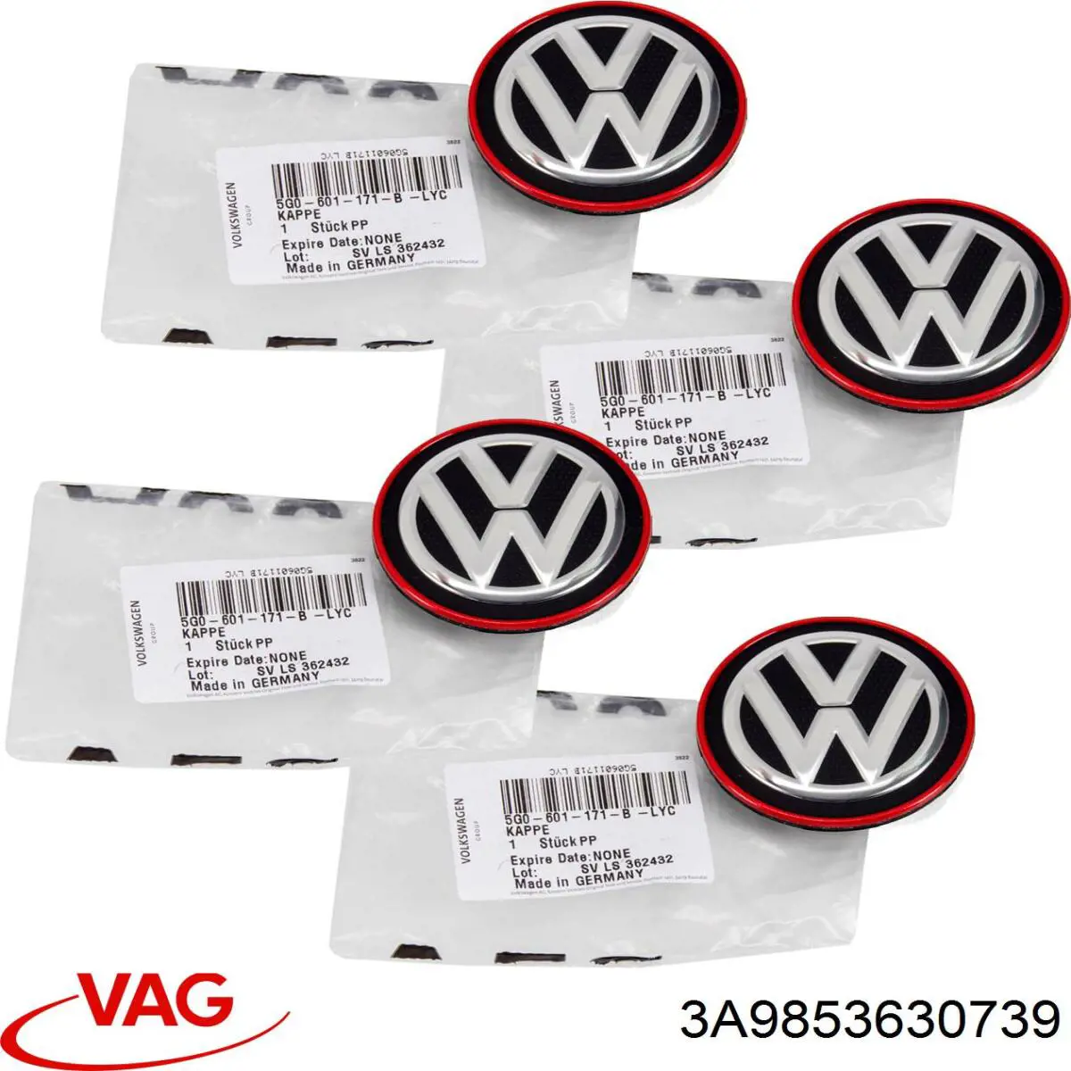  Емблема кришки багажника Volkswagen Golf 3