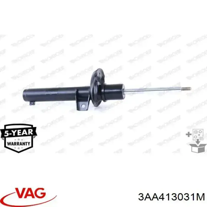 Амортизатор передній 3AA413031M VAG