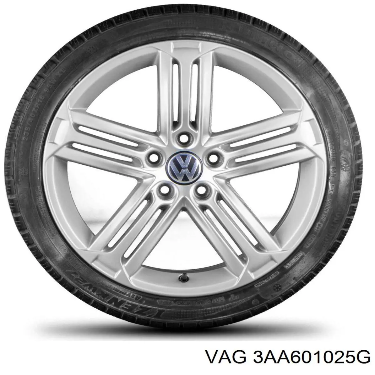 Купити 3AA601025G VAG Диски колісні литі (легкосплавні, титанові)