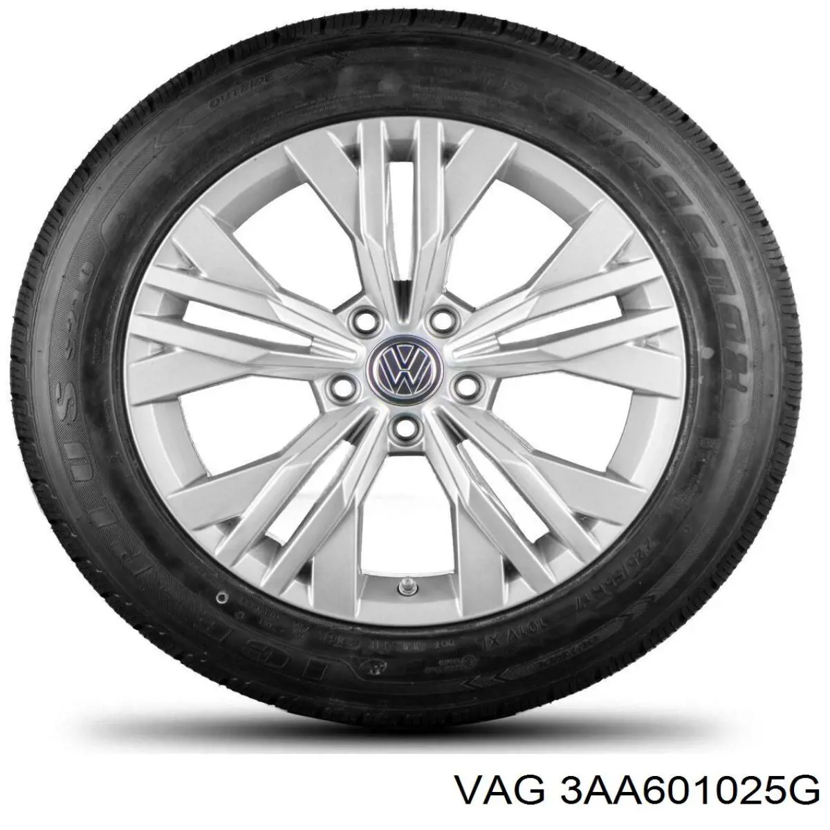 Диски колісні литі (легкосплавні, титанові) 3AA601025G VAG