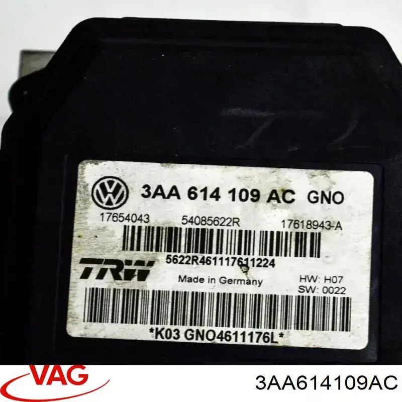  VAG 3AA614109AC