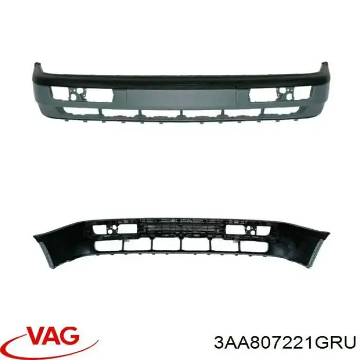 Бампер на авто VAG 3AA807221GRU ціна, від 64.73 USD
