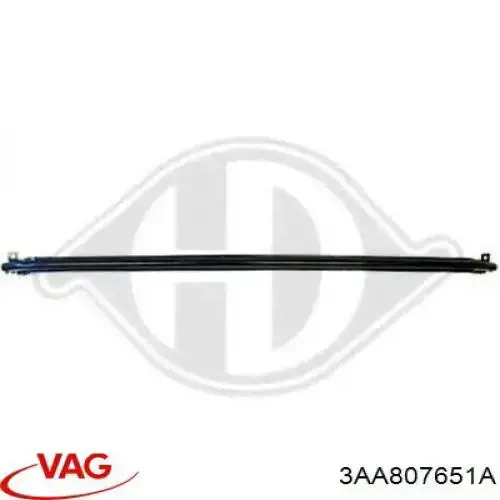 Шина бампера переднього VAG 3AA807651A ціна, від 25.91 USD