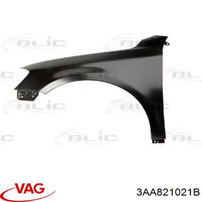Купити 3AA821021B VAG Крило переднє ліве