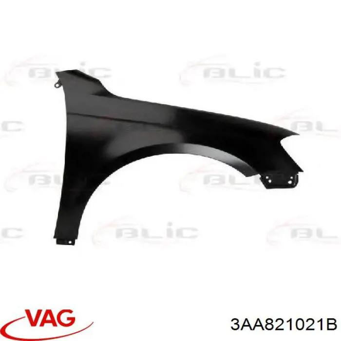 Ліве переднє крило Polcar 95D101J ціна, від 37.93 USD