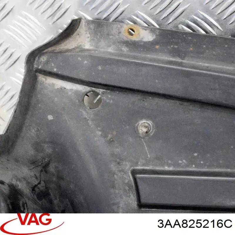 Захист днища, задній правий VAG 3AA825216 ціна, від 7.60 USD