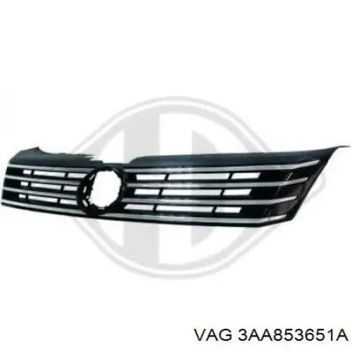 3AA853651A VAG Решітка радіатора