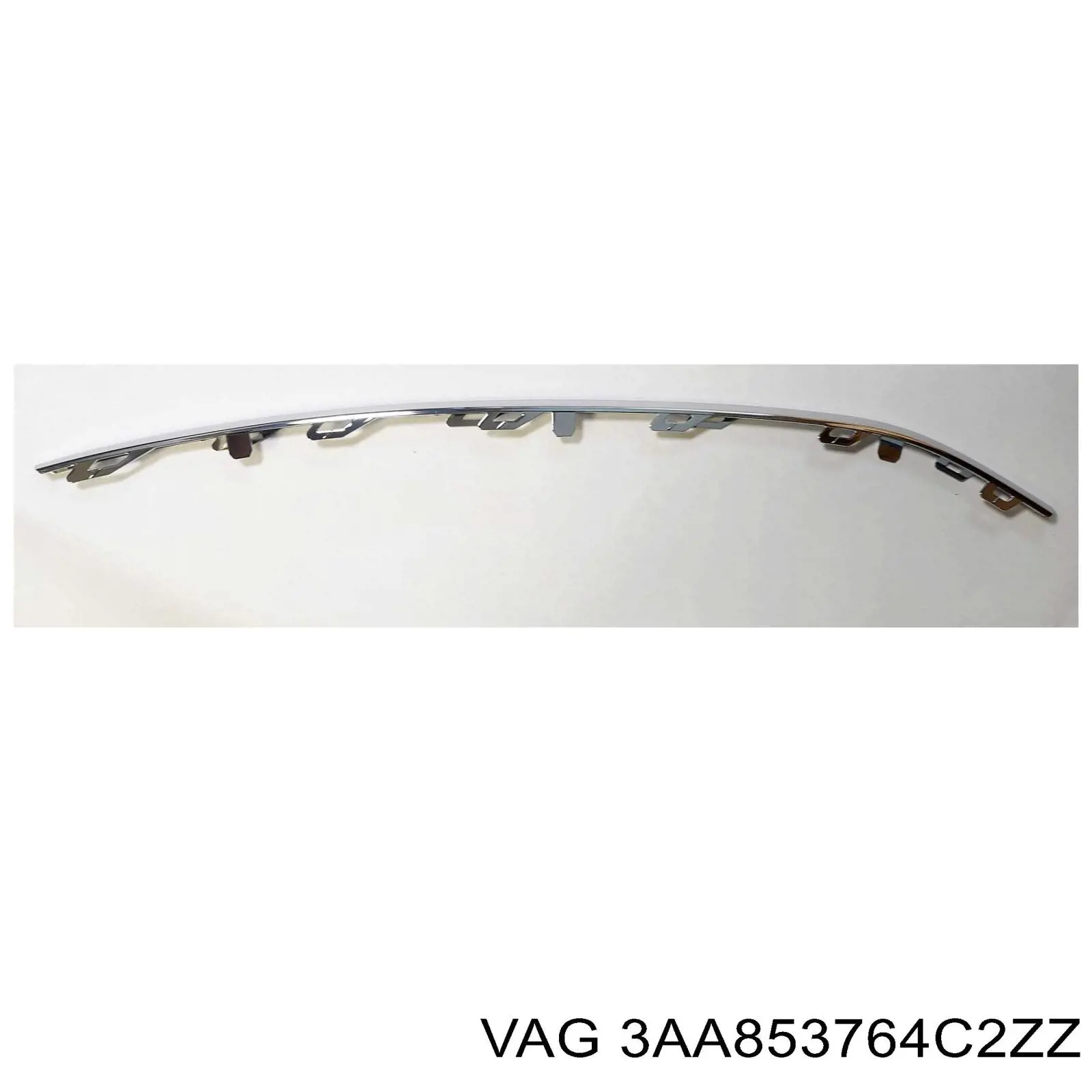 Молдинг переднього бампера, правий VAG 3AA853764C2ZZ ціна, від 5.07 USD
