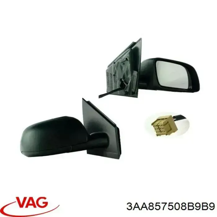 Праве бічне дзеркало VAG 3AA857508B9B9 ціна, від 122.82 USD