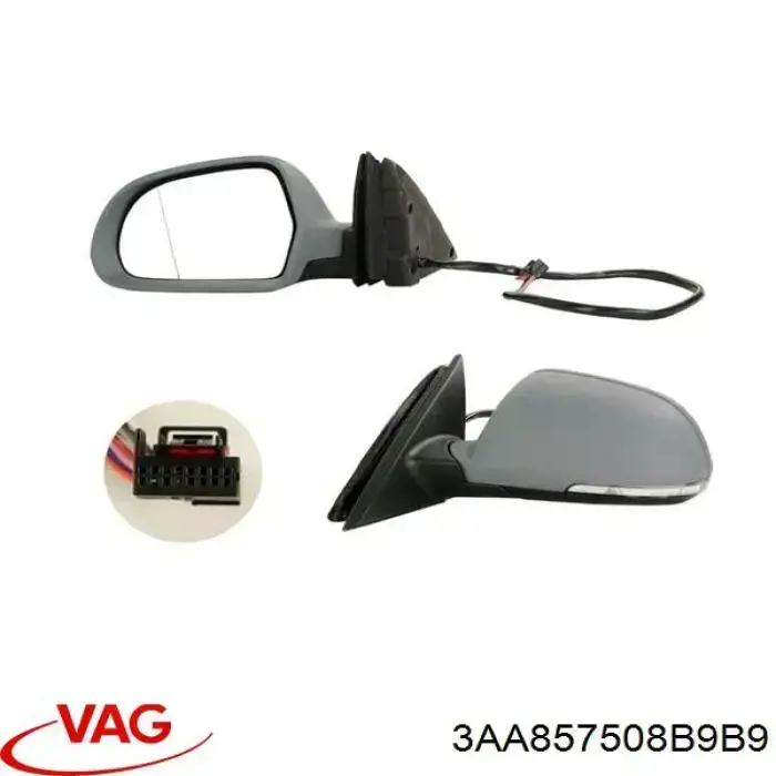 Праве бічне дзеркало VAG 3AA857508B9B9 ціна, від 122.82 USD