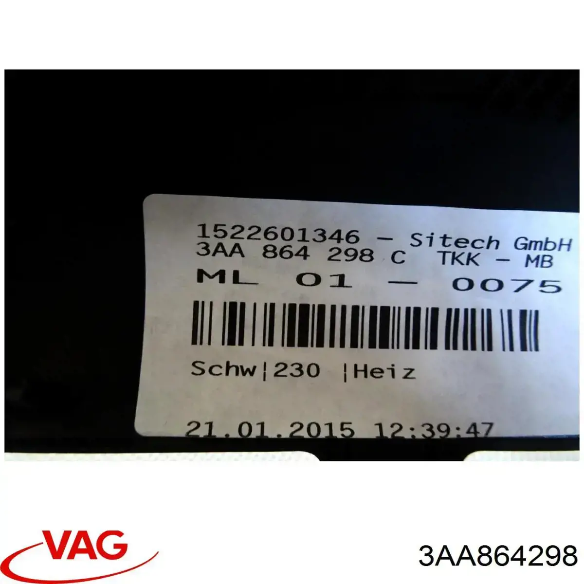 VAG 3AA864298 ціна, від 20.74 USD