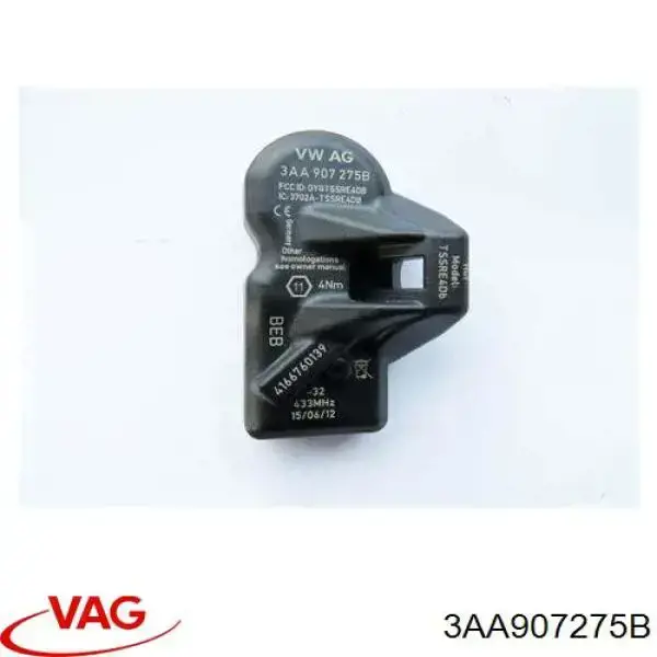 Купити 3AA907275B VAG Датчик контролю тиску в шинах