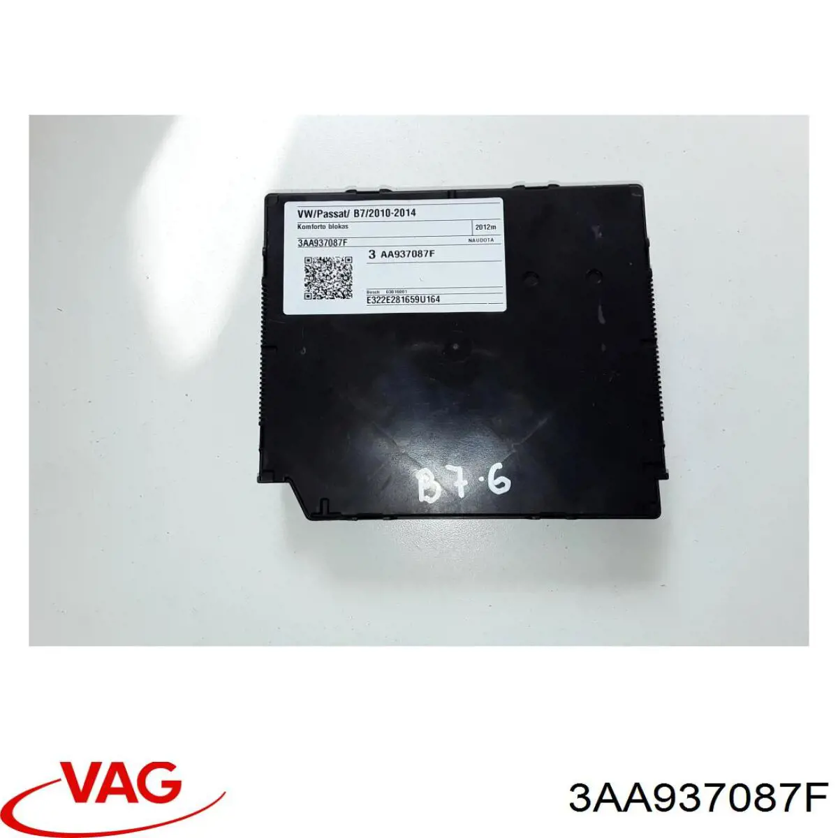 3AA937087F VAG Блок комфорту