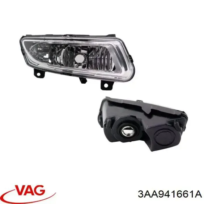 Туманка ліва VAG 3AA941661A ціна, від 30.53 USD