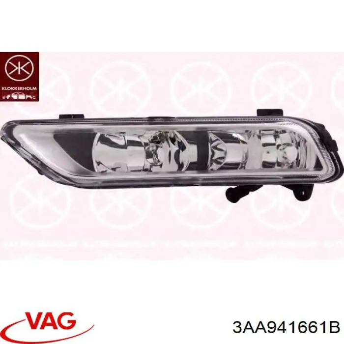 3AA941661B VAG Туманка ліва