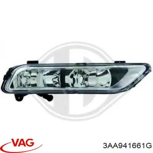 Купити 3AA941661G VAG Фара протитуманна, ліва