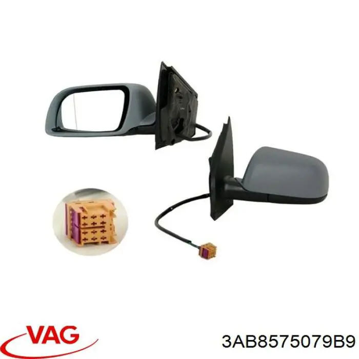 Купити 3AB8575079B9 VAG Бічне дзеркало заднього виду ліве