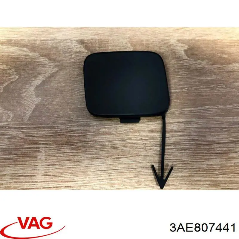 Заглушка бампера буксирувального гака, задня VAG 3AE807441 ціна, від 6.79 USD