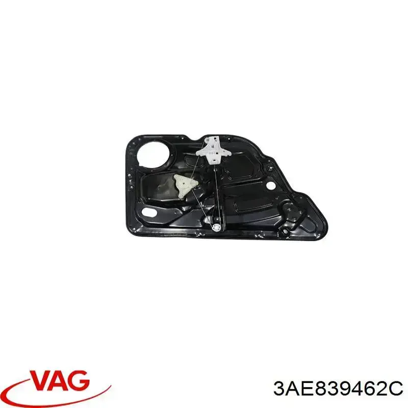 3AE839462C VAG Склопідйомник задніх правих дверей