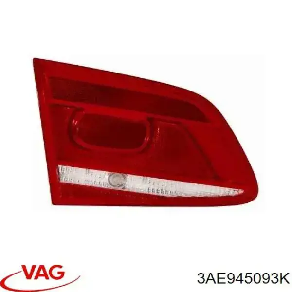 3AE945093K VAG Ліхтар задній лівий, внутрішній
