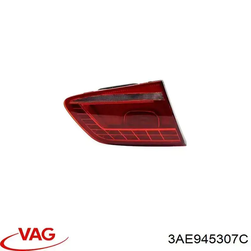 Купити 3AE945307C VAG Ліхтар задній лівий, внутрішній