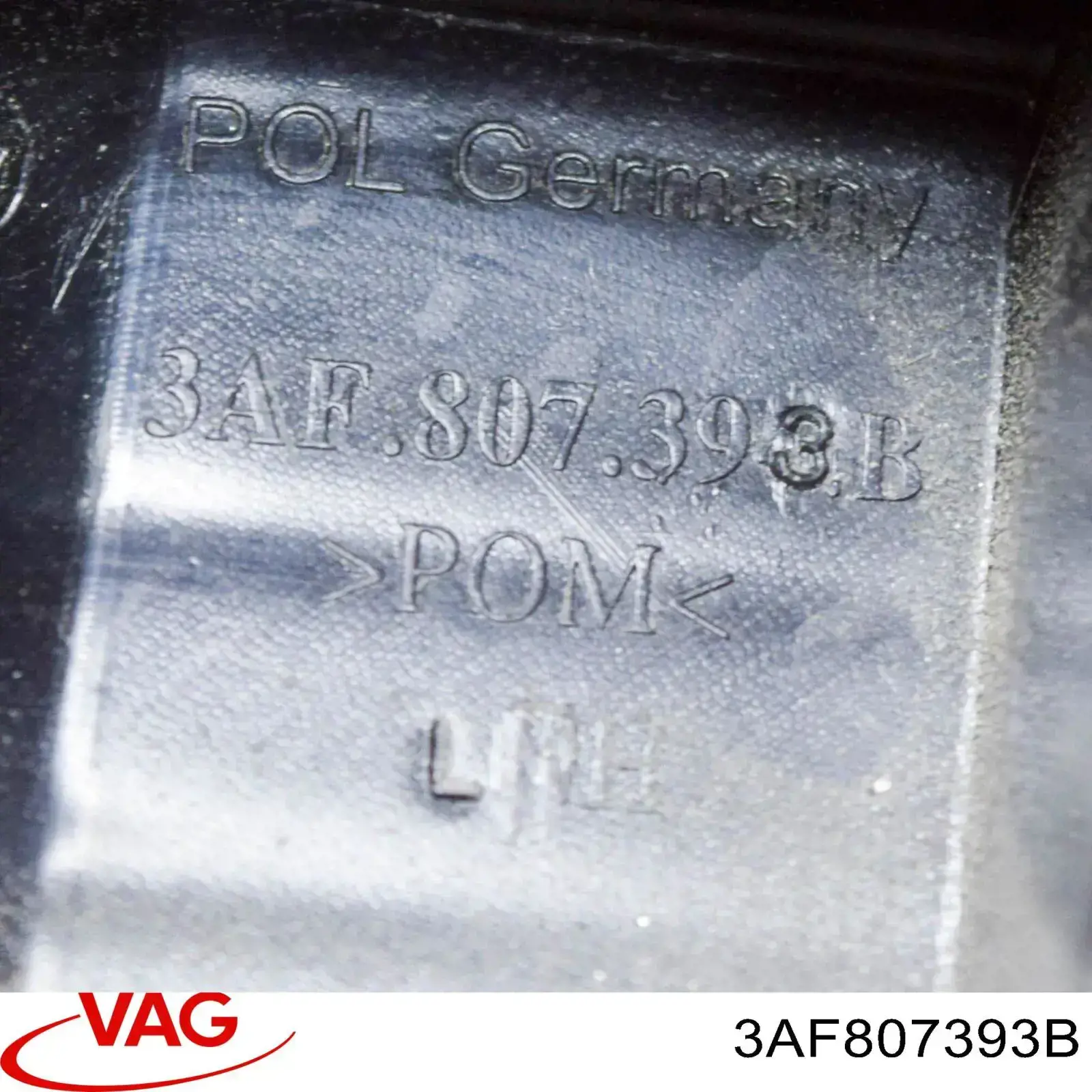 3AF807393B VAG Направляюча заднього бампера, ліва
