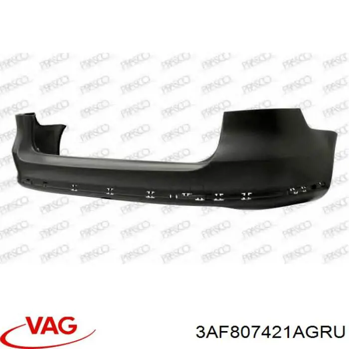 Кожух бампера заднього VAG 3AF807421AGRU ціна, від 122.87 USD