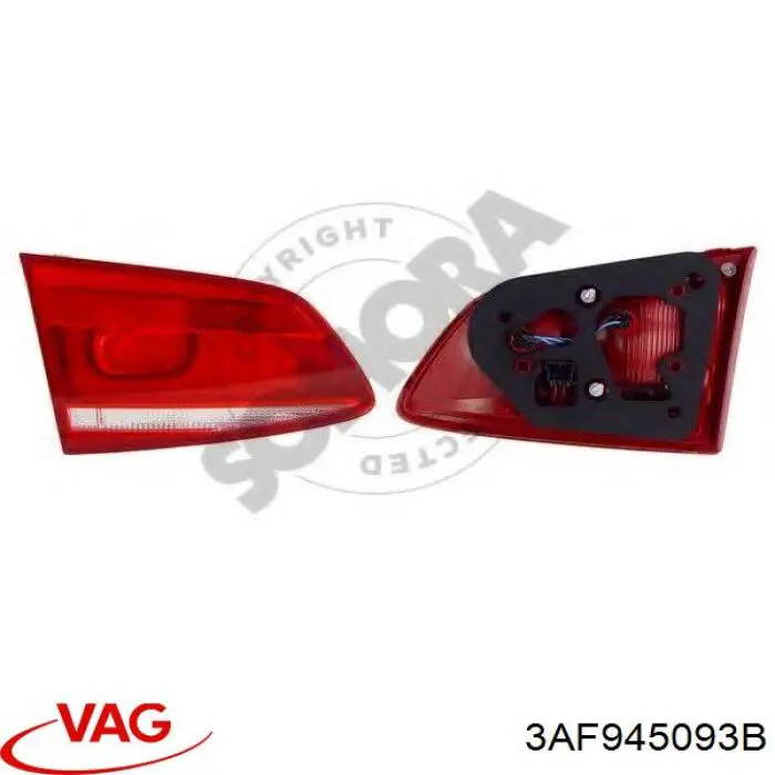 Стоп задній VAG 3AF945093L ціна, від 50.67 USD