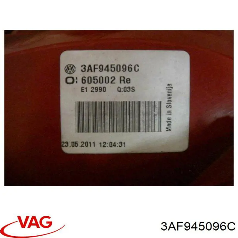 3AF945096C VAG Задній правий зовнішній ліхтар
