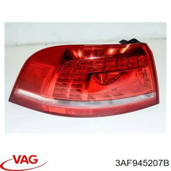 Задня ліва зовнішня фара VAG 3AF945207B ціна, від 236.38 USD