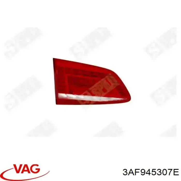 Купити 3AF945307E VAG Ліхтар задній лівий, внутрішній