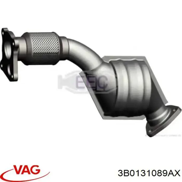 Конвертор-каталізатор (каталітичний нейтралізатор) VAG 3B0131089AX ціна, від 148.87 USD